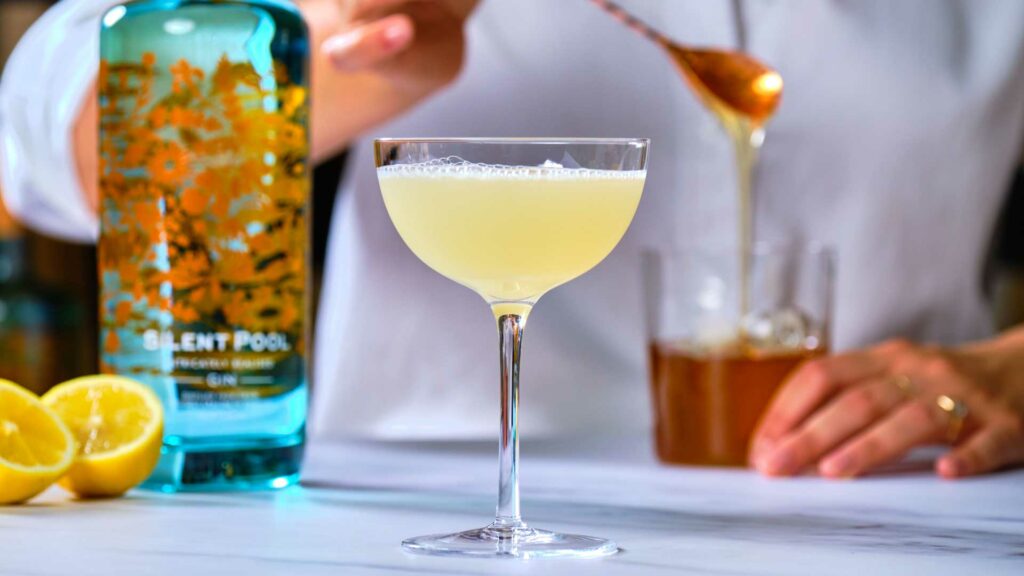 silent-pool-gin-bees-knees-coqtail