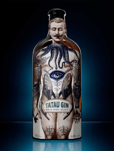 Tatau-Gin-bottle-label-coqtail