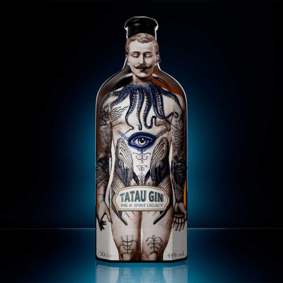 Tatau-Gin-bottle-label-coqtail